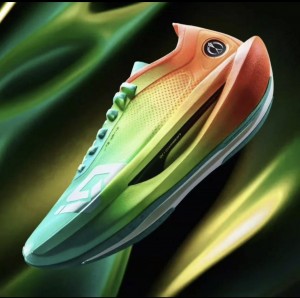 Erke 2025 Feiyi 飞乙 Men's Marathon Racing Running Shoes - Red/Cyan