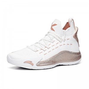Anta KT5 Klay Thompson 'Home' Low Basketball Sneakers - White/Gold