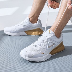 Anta 2022 China National Team Men's Weightlifting Training Shoes - White/Gold