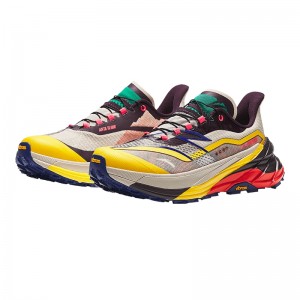 Anta Taihang Carbon Trail Running Shoes - White/Yellow