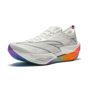 Anta C202 6 Pro Men's Marathon Racing Shoes - White/Silver