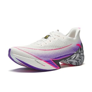Anta C10 Pro "The King Of The Front Hand" Men's Marathon Racing Shoes - White/Purple