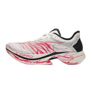Anta C10 Pro "The King Of The Front Hand" Men's Marathon Racing Shoes - White/Red/Silver