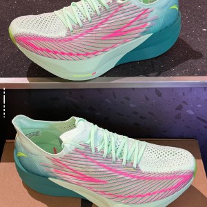 Anta C202 G9 Men's Marathon Racing Shoes - Green/Pink