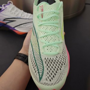 Anta 2025 C202 6 Pro Men's Marathon Racing Shoes - Green/Pink