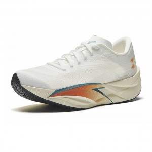Anta C202 6 Men's Low Marathon Racing Shoes - White/Green
