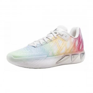 Anta KT11 Klay Thompson Men's Basketball Shoes - White/Yellow/Blue/Pink