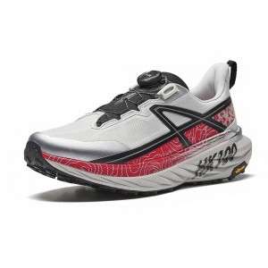 Anta Guanjun Saker 3 BOA Men's Trail Shoes - Grey/Silver/Black