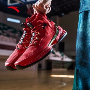 Anta 2019 UFO 2 Men's High Tops Basketball Shoes - "Alien" in Red