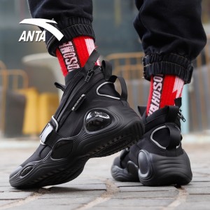 Anta 2020 Spring "Lunar Eclipse" Fashion Show Casual Sneakers - Black