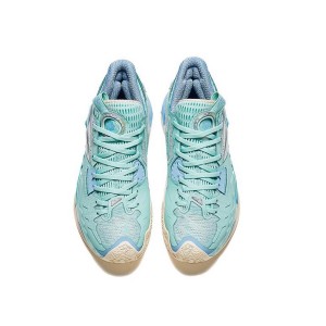 Kyrie Irving Shock Wave 5 Anta KIDS Basketball Shoes - Green/Blue