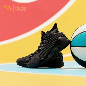 2019 Anta Klay Thompson KT4 Final Kids Basketball Shoes - Black