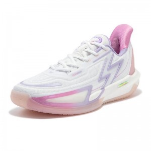 361º BIG3 4.0 QUICK Pro Men's Low Basketball Shoes - White/Purple