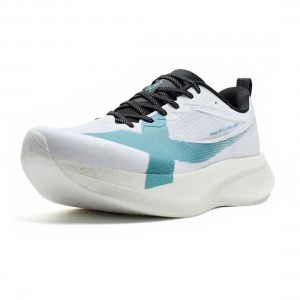 Xtep 2000 KM 5 Pro Unisex Running Shoes - White/Sea Blue