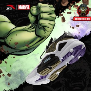 2019 Summer Anta x Avengers 4 Marvel "HULK" Men's Fashion Casual Sneakers