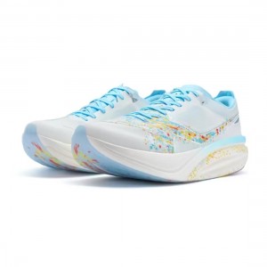 Xtep 160X 8.0 Marathon Racing Shoes - White/Blue