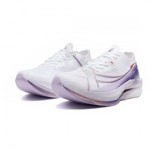 2025 Xtep 160X 6.5 New Color Marathon Racing Shoes - White/Purple