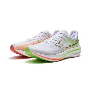 Xtep 260X New Color Marathon Racing Shoes - White/Green/Orange