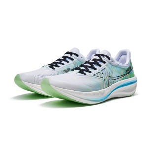 Xtep 260X Marathon Racing Shoes - White/Green/Blue