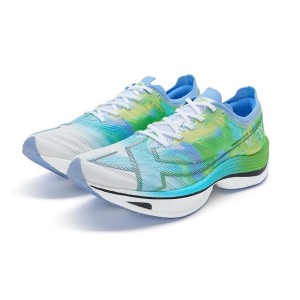 Xtep 160X 5.0 PB New Color Marathon Racing Shoes - Green/Blue/White