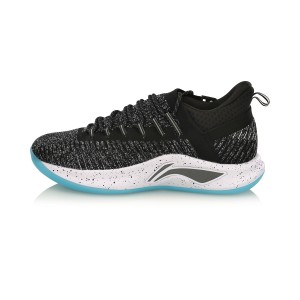 Li-Ning 2019 Spring New Speed V PLAYOFF Men's Professional Basketball Shoes - Black/White