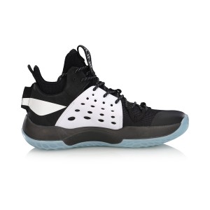 Li-Ning 2019 New Sonic VII C.J.McCollum Professional Basketball Shoes - Black/White