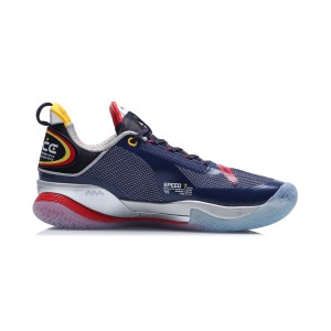 Li-Ning 2020 Speed VII Premium Men's Professional Basketball Game Shoes - Blue/Grey