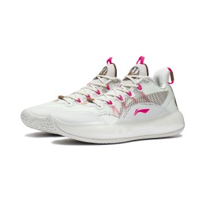 Li-Ning 2022 YUSHUAI XIV 14 BENG LOW "Cream Lava Cake" Men's Basketball Competition Sneakers