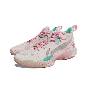 Li-Ning 2022 Sonic X 10 Low Men's Professional Basketball Game Sneakers - Pink
