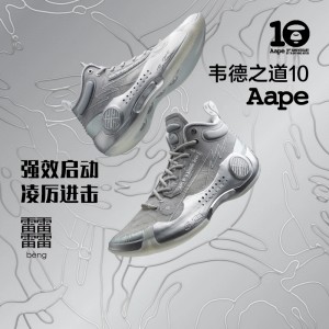 Way Of Wade 10 X Aape 10th Anniversary Professional Basketball Game Sneakers