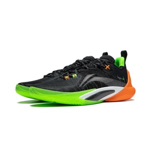 LiNing 2024 Sonic X 10 "Green ghost" Low Men's Professional Basketball Game Shoes
