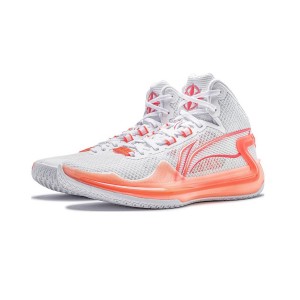Li-Ning Blade IV Liren 4 High Top Men's Basketball Competition Shoes - White/Pink