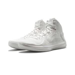 Li-Ning Sharp Blade IV Liren 4 High Top Men's Basketball Competition Sneakers - White