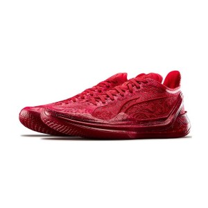 LiNing 2024 LiRen 4 V2 "Rouge Tender" Men's Basketball Game Shoes