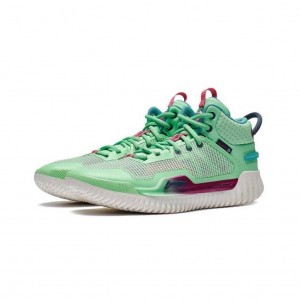 Li-Ning 2023 BADFIVE3 Mid Men's Basketball Sneakers - Green