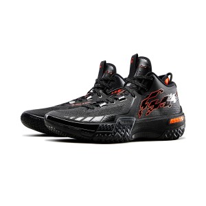 Li-Ning 2024 Jie Ao "Black Purgatory" Men's Outdoor Basketball Sneakers