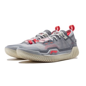 Li-Ning 2024 BADFIVE3 Men's Outdoor Basketball Shoes - Gray