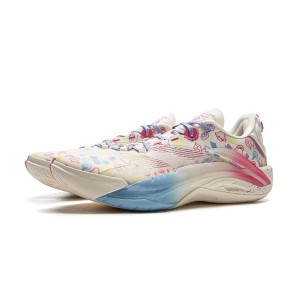 Li-Ning 2025 BADFIVE Guerrilla1 Super Men's Low Outdoor Basketball Shoes - Off-white