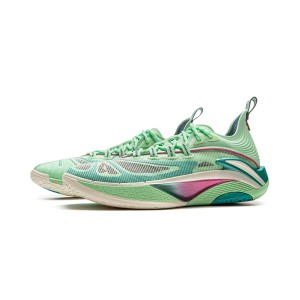 Li-Ning BADFIVE Chasing Hunting1 Super Men's Low Outdoor Basketball Shoes - Mint Green
