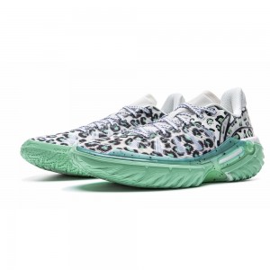 LiNing 2025 Jie Ao 2 "Green Spotted Butterfly" Men's Low Outdoor Basketball Shoes