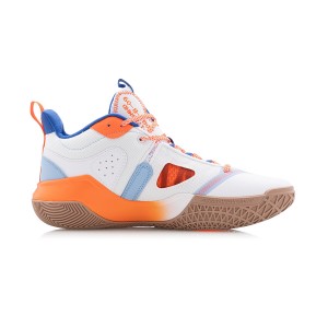 Li-Ning 2020 BADFIVE Storm Men's Basketball Court Shoes - White/Orange
