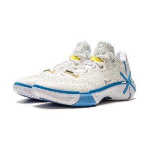 Li-Ning Way of Wade Shadow 6 Basketball Shoes - White/Blue