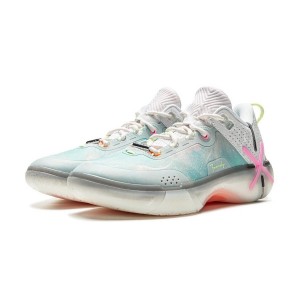 Li-Ning Way of Wade Shadow 6 Basketball Shoes - White/Green/Pink