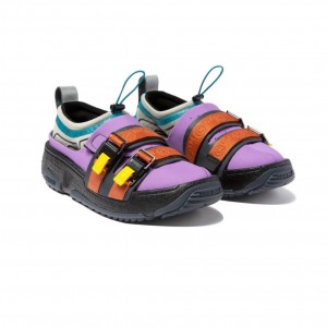 Chinatown Market X Li-Ning Pangu Bricks Men's Stylish Sandals - Black/Purple