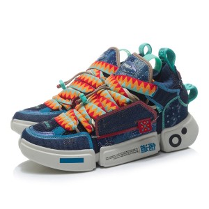 China Li-Ning 21AW Essence 2.0 Remake Men's Fashion Sports Shoes - Blue