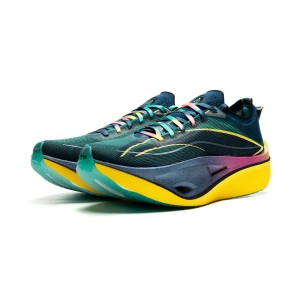 Li Ning Feidian 4.0 ULTRA New Color Men's Marathon Racing Shoes - Green/Blue