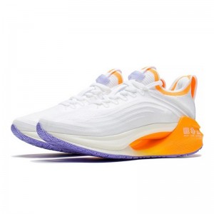 Li-Ning 2020 绝影Essential Women's Bullet Speed Running Shoes - White/Orange