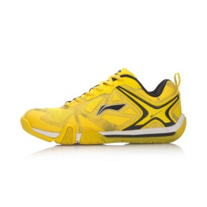 Women's TD Professional Badminton Shoes - Yellow [AYAL026-1]