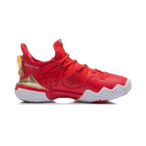 LiNing Halberd 3 III Professional Badminton Game Shoes - Red