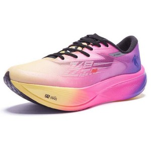 Qiaodan Flying Shadow PB 3.0 KungFu Marathon Carbon Plate Running Shoes - Purple/Pink